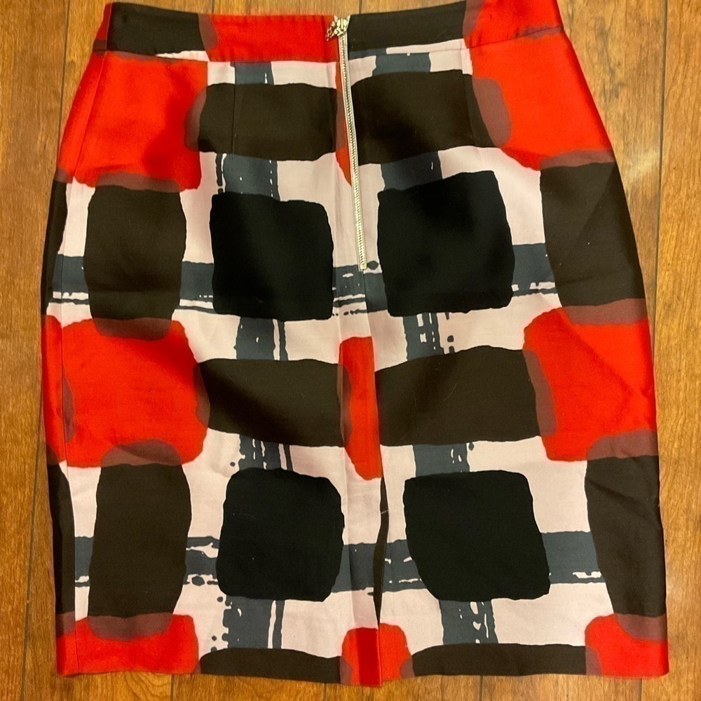 Kate Spade Geometric Pencil Skirt Size 6 - Picture 3 of 4